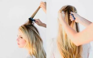 Плетение кос на средние волосы – пошаговое: как красиво заплести