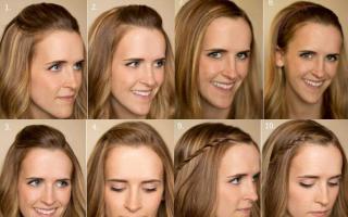 Как красиво заколоть челку: Различные способы для любой длинны волос